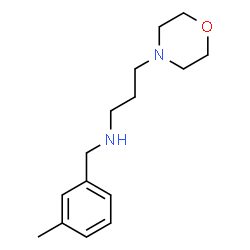 ChemSpider 2D Image | N-(3-Methylbenzyl)-3-(4-morpholinyl)-1-propanamine | C15H24N2O