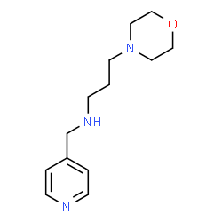 ChemSpider 2D Image | 3-morpholino-N-(pyridin-4-ylmethyl)propan-1-amine | C13H21N3O