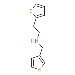 ChemSpider 2D Image | 2-(2-Thienyl)-N-(3-thienylmethyl)ethanamine | C11H13NS2