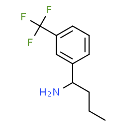 ChemSpider 2D Image | 1-[3-(Trifluoromethyl)phenyl]-1-butanamine | C11H14F3N