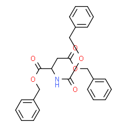 ChemSpider 2D Image | Dibenzyl N-[(benzyloxy)carbonyl]aspartate | C26H25NO6