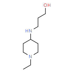 ChemSpider 2D Image | 3-(1-Ethyl-piperidin-4-ylamino)-propan-1-ol | C10H22N2O