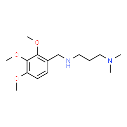 ChemSpider 2D Image | N,N-Dimethyl-N'-(2,3,4-trimethoxybenzyl)-1,3-propanediamine | C15H26N2O3