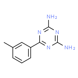 ChemSpider 2D Image | 6-M-TOLYL-1,3,5-TRIAZINE-2,4-DIAMINE | C10H11N5