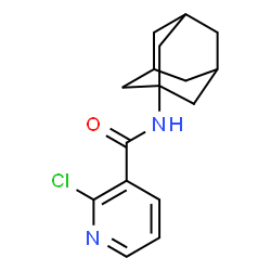 ChemSpider 2D Image | N-(Adamantan-1-yl)-2-chloronicotinamide | C16H19ClN2O