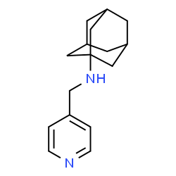 ChemSpider 2D Image | N-(4-Pyridinylmethyl)-1-adamantanamine | C16H22N2
