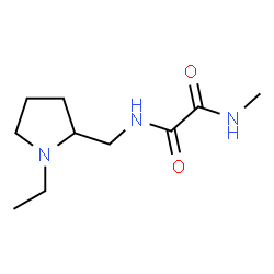 ChemSpider 2D Image | N-[(1-Ethyl-2-pyrrolidinyl)methyl]-N'-methylethanediamide | C10H19N3O2
