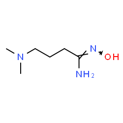 ChemSpider 2D Image | 4-(Dimethylamino)-N-hydroxybutanimidamide | C6H15N3O