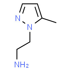 ChemSpider 2D Image | 5-Methyl-1H-pyrazole-1-ethanamine | C6H11N3