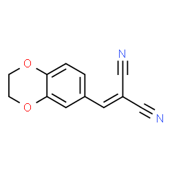 ChemSpider 2D Image | (2,3-Dihydro-1,4-benzodioxin-6-ylmethylene)malononitrile | C12H8N2O2