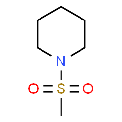 ChemSpider 2D Image | 1-methanesulfonylpiperidine | C6H13NO2S