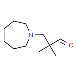 ChemSpider 2D Image | 3-azepan-1-yl-2,2-dimethylpropanal | C11H21NO