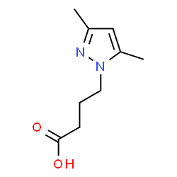 ChemSpider 2D Image | 4-(3,5-Dimethyl-1H-pyrazol-1-yl)butanoic acid | C9H14N2O2