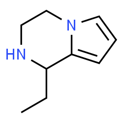 ChemSpider 2D Image | 1-Ethyl-1,2,3,4-tetrahydropyrrolo[1,2-a]pyrazine | C9H14N2