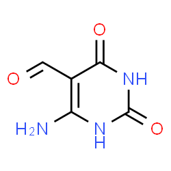 ChemSpider 2D Image | 4-amino-2,6-dioxo-1,3-dihydropyrimidine-5-carbaldehyde | C5H5N3O3