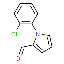 ChemSpider 2D Image | 1-(2-chlorophenyl)pyrrole-2-carbaldehyde | C11H8ClNO
