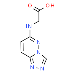 ChemSpider 2D Image | N-[1,2,4]Triazolo[4,3-b]pyridazin-6-ylglycine | C7H7N5O2