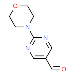 ChemSpider 2D Image | 2-morpholinopyrimidine-5-carbaldehyde | C9H11N3O2