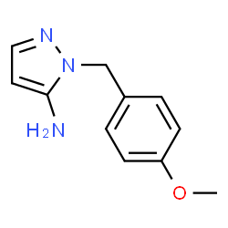 ChemSpider 2D Image | 1-(4-Methoxybenzyl)-1H-pyrazol-5-amine | C11H13N3O