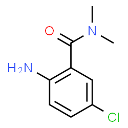ChemSpider 2D Image | 2-Amino-5-chloro-N,N-dimethylbenzamide | C9H11ClN2O