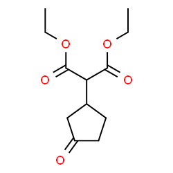ChemSpider 2D Image | Diethyl (3-oxocyclopentyl)malonate | C12H18O5