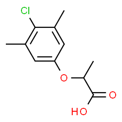 ChemSpider 2D Image | 2-(4-Chloro-3,5-dimethylphenoxy)propanoic acid | C11H13ClO3