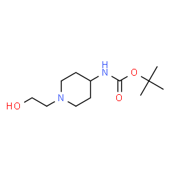 ChemSpider 2D Image | 2-Methyl-2-propanyl [1-(2-hydroxyethyl)-4-piperidinyl]carbamate | C12H24N2O3