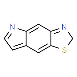 ChemSpider 2D Image | 2H-[1,3]Thiazolo[5,4-f]indole | C9H6N2S