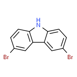 ChemSpider 2D Image | 3,6-Dibromocarbazole | C12H7Br2N
