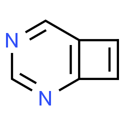 ChemSpider 2D Image | 2,4-Diazabicyclo[4.2.0]octa-1,3,5,7-tetraene | C6H4N2