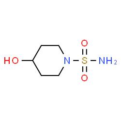 ChemSpider 2D Image | 4-Hydroxy-1-piperidinesulfonamide | C5H12N2O3S