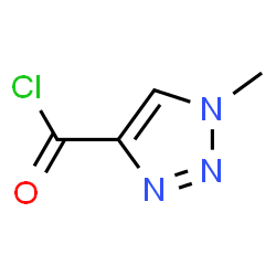 ChemSpider 2D Image | 1-Methyl-1H-1,2,3-triazole-4-carbonyl chloride | C4H4ClN3O