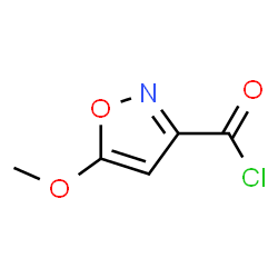 ChemSpider 2D Image | 5-Methoxy-1,2-oxazole-3-carbonyl chloride | C5H4ClNO3