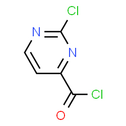 ChemSpider 2D Image | 2-Chloro-4-pyrimidinecarbonyl chloride | C5H2Cl2N2O