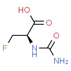 ChemSpider 2D Image | N-Carbamoyl-3-fluoro-L-alanine | C4H7FN2O3