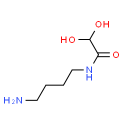 ChemSpider 2D Image | N-(4-Aminobutyl)-2,2-dihydroxyacetamide | C6H14N2O3