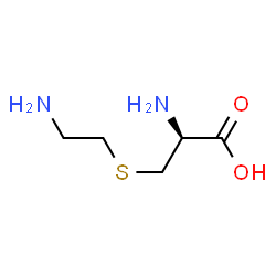 ChemSpider 2D Image | S-(2-Aminoethyl)-D-cysteine | C5H12N2O2S