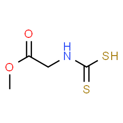 ChemSpider 2D Image | Methyl N-(sulfanylcarbonothioyl)glycinate | C4H7NO2S2