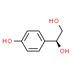 ChemSpider 2D Image | (1S)-1-(4-Hydroxyphenyl)-1,2-ethanediol | C8H10O3