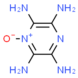 ChemSpider 2D Image | 2,3,5,6-Pyrazinetetramine 1-oxide | C4H8N6O