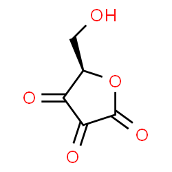 ChemSpider 2D Image | (5R)-5-(Hydroxymethyl)-2,3,4(5H)-furantrione | C5H4O5