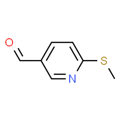ChemSpider 2D Image | 6-(Methylsulfanyl)nicotinaldehyde | C7H7NOS