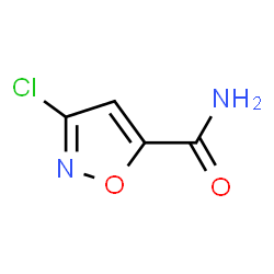ChemSpider 2D Image | 3-Chloro-1,2-oxazole-5-carboxamide | C4H3ClN2O2
