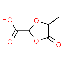ChemSpider 2D Image | 4-Methyl-5-oxo-1,3-dioxolane-2-carboxylic acid | C5H6O5