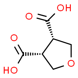 ChemSpider 2D Image | (3R,4S)-Tetrahydro-3,4-furandicarboxylic acid | C6H8O5