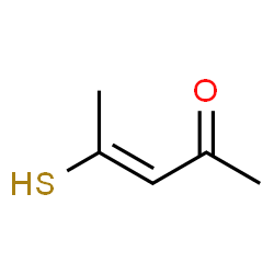 ChemSpider 2D Image | (3E)-4-Sulfanyl-3-penten-2-one | C5H8OS