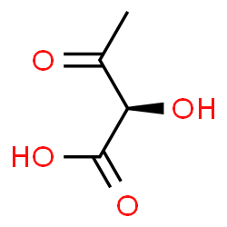 ChemSpider 2D Image | (2R)-2-Hydroxy-3-oxobutanoic acid | C4H6O4