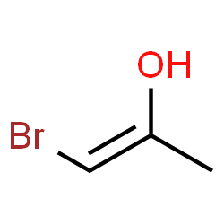 ChemSpider 2D Image | (1Z)-1-Bromo-1-propen-2-ol | C3H5BrO