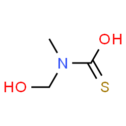ChemSpider 2D Image | (Hydroxymethyl)methylcarbamothioic S-acid | C3H7NO2S