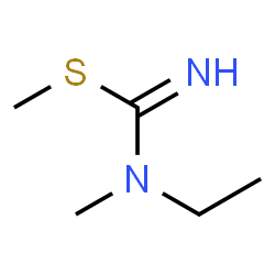 ChemSpider 2D Image | Methyl N-ethyl-N-methylcarbamimidothioate | C5H12N2S